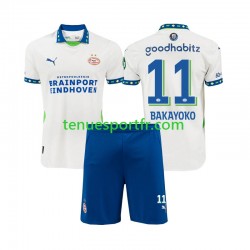 Kit Enfant Maillot Troisième PSV Eindhoven Johan Bakayoko 11 2024-2025 à Manches Courtes