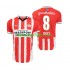 Homme Maillot Domicile PSV Eindhoven Sergino Dest 8 2024-2025 à Manches Courtes