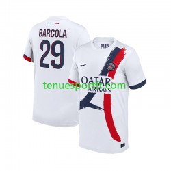 Homme Maillot Extérieur Paris Saint-Germain Bradley Barcola 29 2024-2025 à Manches Courtes