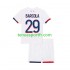 Kit Enfant Maillot Extérieur Paris Saint-Germain Bradley Barcola 29 2024-2025 à Manches Courtes