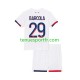 Kit Enfant Maillot Extérieur Paris Saint-Germain Bradley Barcola 29 2024-2025 à Manches Courtes
