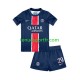 Kit Enfant Maillot Domicile Paris Saint-Germain Bradley Barcola 29 2024-2025 à Manches Courtes