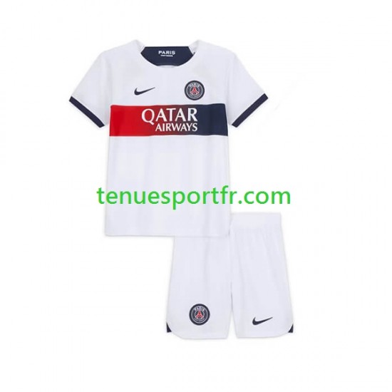 Kit Enfant Maillot Extérieur Paris Saint-Germain 2023-2024 à Manches Courtes
