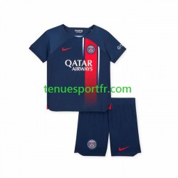 Kit Enfant Maillot Domicile Paris Saint-Germain 2023-2024 à Manches Courtes