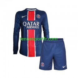 Kit Enfant Maillot Domicile Paris Saint-Germain 2024-2025 à Manches Longues
