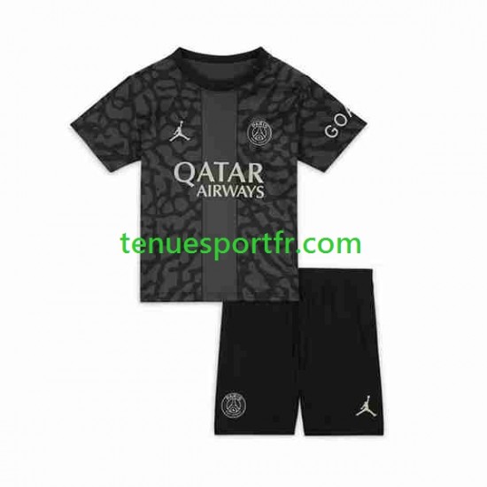 Kit Enfant Maillot Troisième Paris Saint-Germain 2023-2024 à Manches Courtes