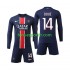Kit Enfant Maillot Domicile Paris Saint-Germain D Doue 14 2024-2025 à Manches Longues