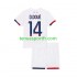 Kit Enfant Maillot Extérieur Paris Saint-Germain Desire Doue 14 2024-2025 à Manches Courtes