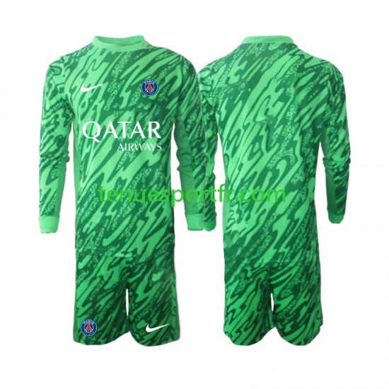Kit Enfant Maillot Extérieur Paris Saint-Germain Gardien 2024-2025 à Manches Longues