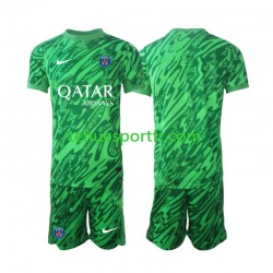 Kit Enfant Maillot Extérieur Paris Saint-Germain Gardien 2024-2025 à Manches Courtes