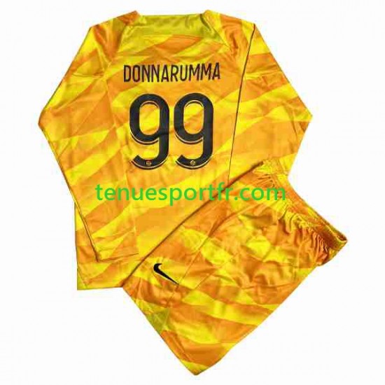 Kit Enfant Maillot Extérieur Paris Saint-Germain Gardien DONNARUMMA 99 2023-2024 à Manches Longues