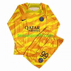 Kit Enfant Maillot Extérieur Paris Saint-Germain Gardien DONNARUMMA 99 2023-2024 à Manches Longues