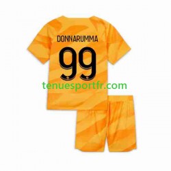 Kit Enfant Maillot Extérieur Paris Saint-Germain Gardien DONNARUMMA 99 2023-2024 à Manches Courtes