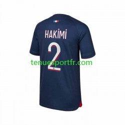 Homme Maillot Domicile Paris Saint-Germain Hakimi 2 2023-2024 à Manches Courtes