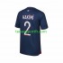 Homme Maillot Domicile Paris Saint-Germain Hakimi 2 2023-2024 à Manches Courtes