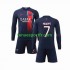 Kit Enfant Maillot Domicile Paris Saint-Germain Kylian Mbappe 7 2023-2024 à Manches Longues