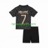 Kit Enfant Maillot Troisième Paris Saint-Germain Kylian Mbappe 7 2023-2024 à Manches Courtes