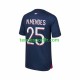 Homme Maillot Domicile Paris Saint-Germain N.Mendes 25 2023-2024 à Manches Courtes
