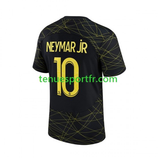 Homme Maillot Quatrième Paris Saint-Germain Neymar JR 10 2022-2023 à Manches Courtes