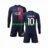 Kit Enfant Maillot Domicile Paris Saint-Germain Neymar Jr 10 2023-2024 à Manches Longues