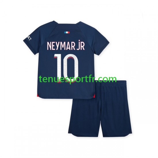 Kit Enfant Maillot Domicile Paris Saint-Germain Neymar Jr 10 2023-2024 à Manches Courtes
