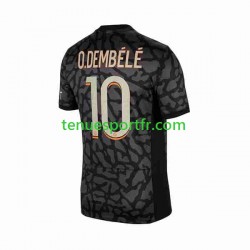 Homme Maillot Troisième Paris Saint-Germain O.Dembele 10 2023-2024 à Manches Courtes