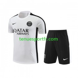 Paris Saint-Germain Kit Maillot d'entraînement + Shorts 2023-2024 Blanc