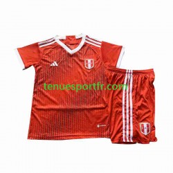 Kit Enfant Maillot Extérieur Pérou 2023 à Manches Courtes