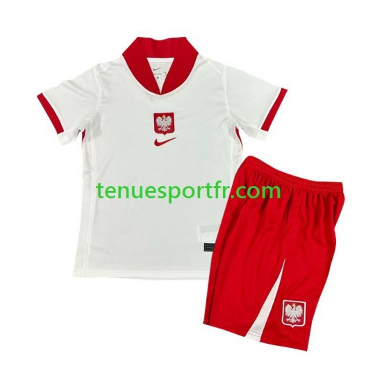 Kit Enfant Maillot Domicile Pologne Euro 2024 à Manches Courtes