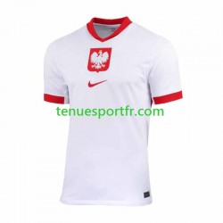 Homme Maillot Domicile Pologne 2024 à Manches Courtes
