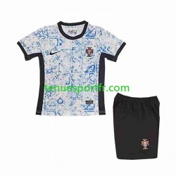 Kit Enfant Maillot Extérieur Portugal Euro 2024 à Manches Courtes
