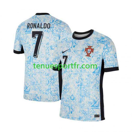 Homme Maillot Extérieur Portugal Cristiano Ronaldo 7 Euro 2024 à Manches Courtes