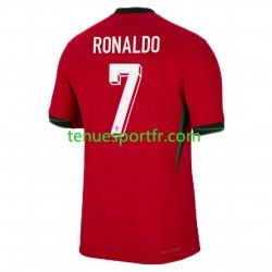 Homme Maillot Domicile Portugal Cristiano Ronaldo 7 Euro 2024 à Manches Courtes