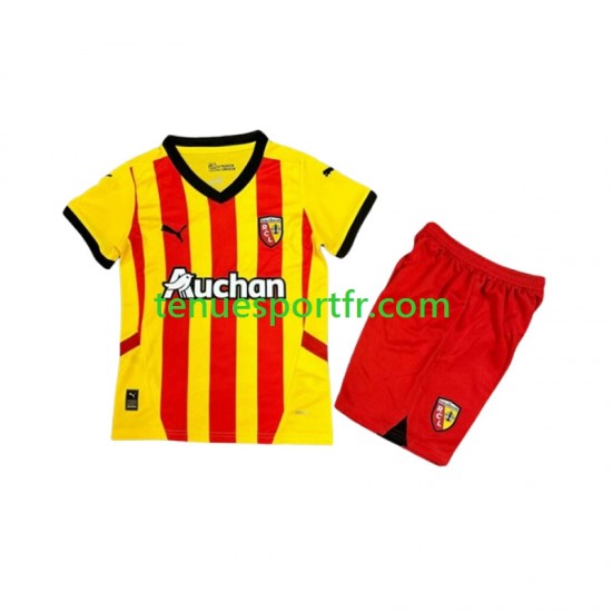 Kit Enfant Maillot Domicile RC Lens 2024-2025 à Manches Courtes