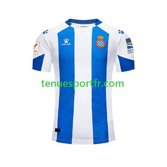Homme Maillot Domicile RCD Espanyol 2023-2024 à Manches Courtes