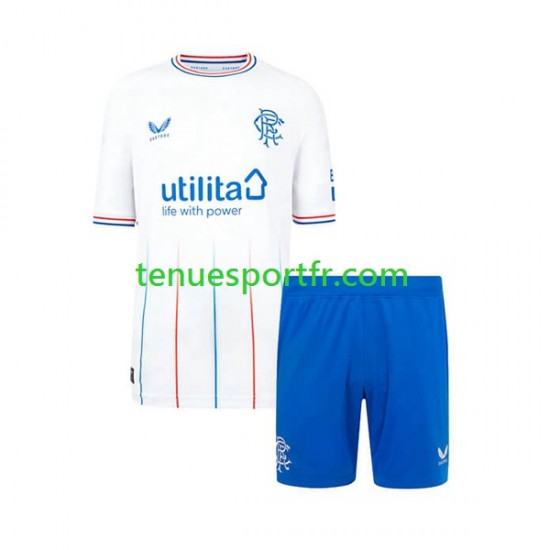 Kit Enfant Maillot Extérieur Rangers 2023-2024 à Manches Courtes