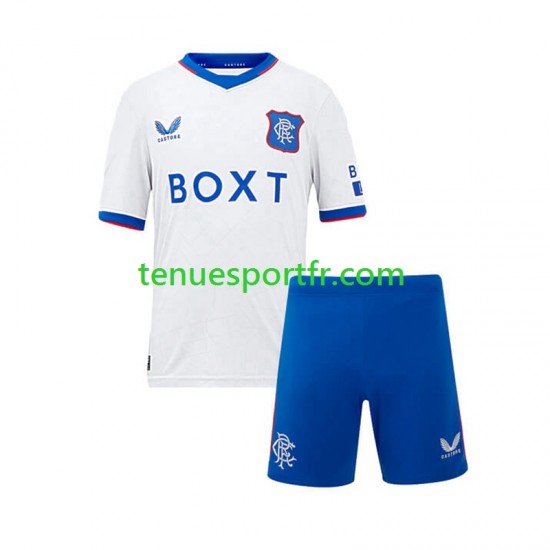 Kit Enfant Maillot Extérieur Rangers 2024-2025 à Manches Courtes
