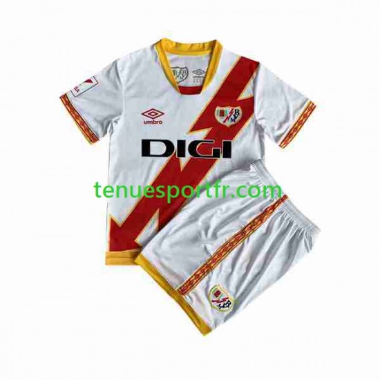 Kit Enfant Maillot Domicile Rayo Vallecano 2023-2024 à Manches Courtes