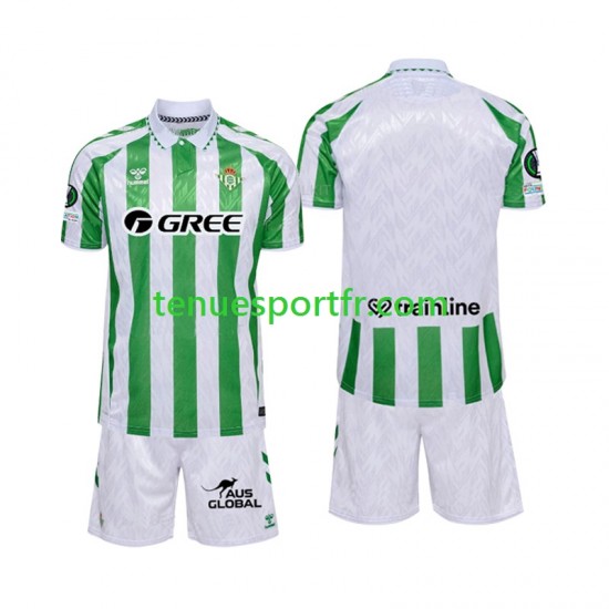 Kit Enfant Maillot Domicile Real Betis 2024-2025 à Manches Courtes