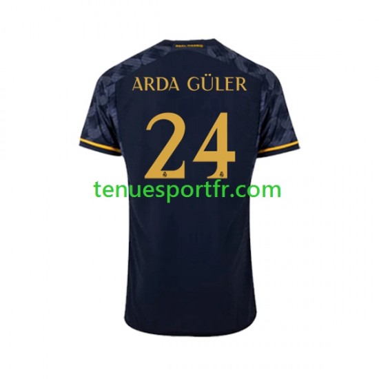 Homme Maillot Extérieur Real Madrid Arda Guler 24 2023-2024 à Manches Courtes