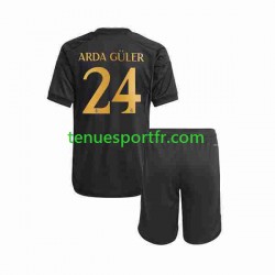 Kit Enfant Maillot Troisième Real Madrid Arda Guler 24 2023-2024 à Manches Courtes