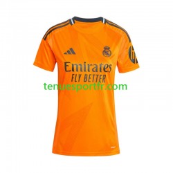 Femme Maillot Extérieur Real Madrid 2024-2025 à Manches Courtes