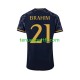 Homme Maillot Extérieur Real Madrid Brahim Diaz 21 2023-2024 à Manches Courtes