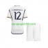 Kit Enfant Maillot Domicile Real Madrid Camavinga 12 2023-2024 à Manches Courtes