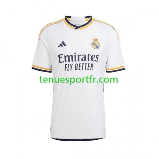 Kit Enfant Maillot Domicile Real Madrid Camavinga 12 2023-2024 à Manches Courtes