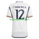 Homme Maillot Domicile Real Madrid Camavinga 12 2023-2024 à Manches Courtes