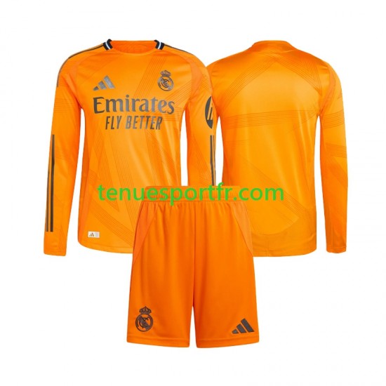 Kit Enfant Maillot Extérieur Real Madrid 2024-2025 à Manches Longues