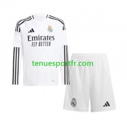 Kit Enfant Maillot Domicile Real Madrid 2024-2025 à Manches Longues