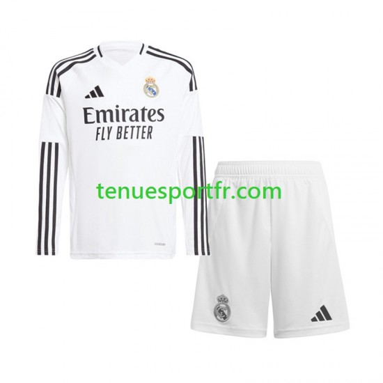 Kit Enfant Maillot Domicile Real Madrid 2024-2025 à Manches Longues