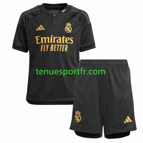 Kit Enfant Maillot Troisième Real Madrid 2023-2024 à Manches Courtes